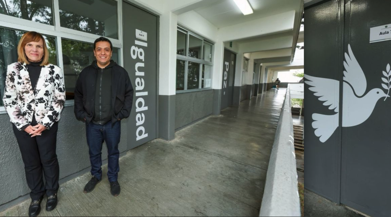 Corredor de la Paz: arte que une a la comunidad de la Facultad de Turismo y Gastronomía de la UAEMéx