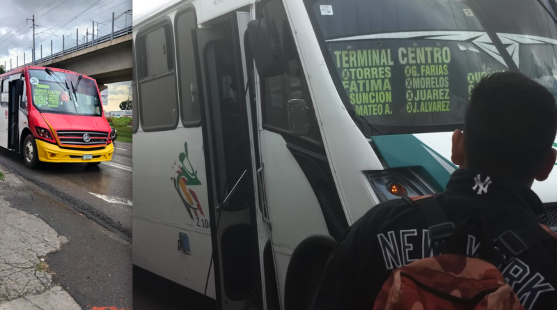 Mala calidad del transporte público en el Valle de Toluca