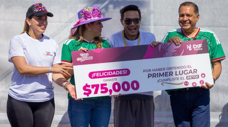 Lo logra DIF Toluca, restó 15 toneladas de peso con un reto histórico de salud