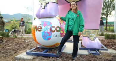 Esculturas mundialistas de Ecatepec asombran a propios y extraños