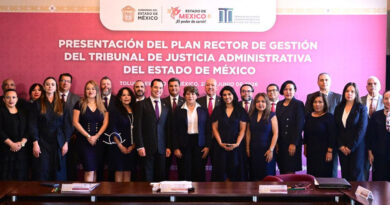 Respalda Gobernadora Delfina Gómez Plan Rector del Tribunal de Justicia Administrativa del EdoMéx basado en austeridad, transparencia y rendición de cuentas