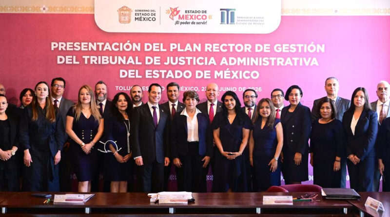 Respalda Gobernadora Delfina Gómez Plan Rector del Tribunal de Justicia Administrativa del EdoMéx basado en austeridad, transparencia y rendición de cuentas