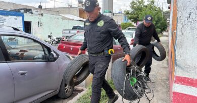 Policía municipal libera vialidades de Jardines de Morelos y Las Américas