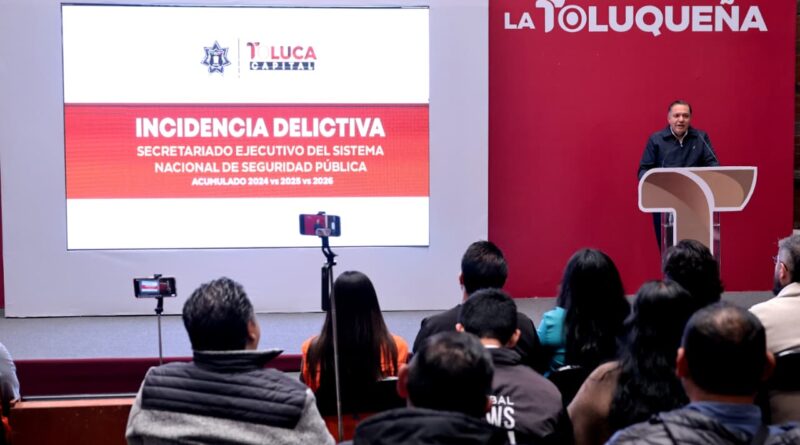 Destaca Ricardo Moreno una baja sostenida de 37.93% en delitos de alto impacto