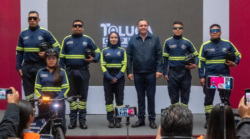 Ciclo-patrullas en Toluca, más de 2 mil km recorridos y mil 178 reportes atendidos